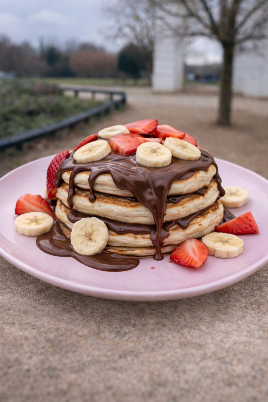 Homemade Pancakes at Tolpuddle Cafe